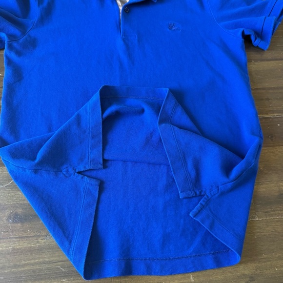 Burberry Blue Polo Shirt - Picture 5 of 11